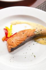 salmon steak