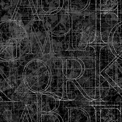 font roler seamless black 01