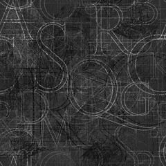 font roler seamless black