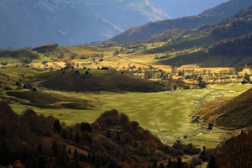 Naklejka premium Plateau de montagne