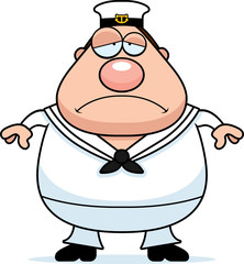 Sad Cartoon Sailor