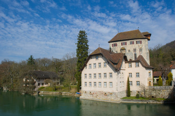 Fototapeta na wymiar the medieval Castle Rötteln in Hohentengen, Germany