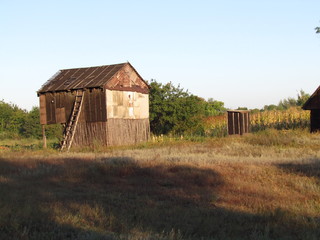 Hayloft at the back of garden