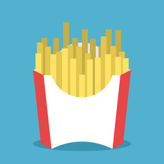 French fries in package