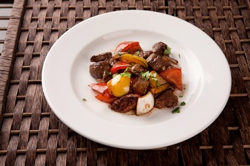 chop steak