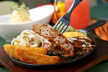 hamburger steak