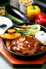 hamburger steak