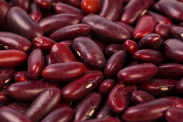 Red bean isolated on white background