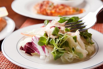 A vegetable salad	