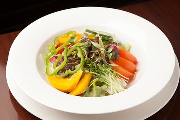 A vegetable salad	