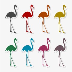 Flamingo Icon - Illustration