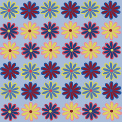 flower pattern floral weave beautiful seamless abstract 