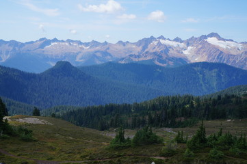 Obraz premium zwiedzanie stanu Waszyngton, wielkiego północno-zachodniego Pacyfiku