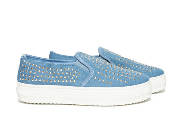 shoes on a white background