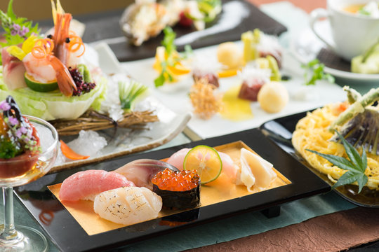 寿司コースメニュー