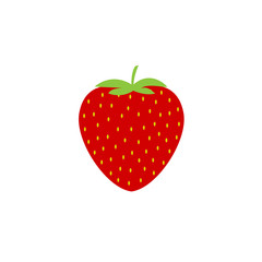 Simple strawberry icon