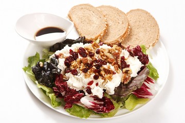 ricotta cheese salad on withe board 리코타치즈샐러드