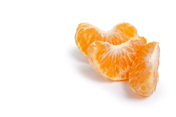Mandarin isolated on white background