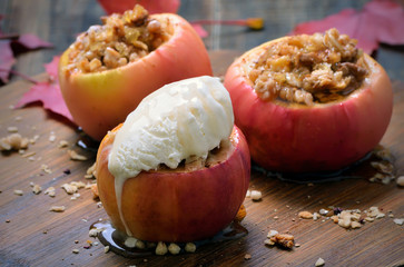 Baked apples stuffed © nadin333