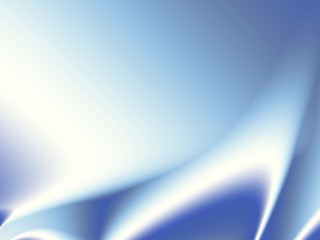 Abstract fractal background with spatial effects and curves in shades of blue