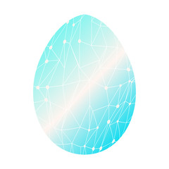 Isolated easter egg on a white background, Vector illustration