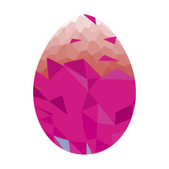 Isolated easter egg on a white background, Vector illustration