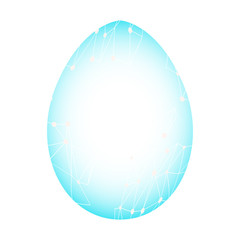 Isolated easter egg on a white background, Vector illustration