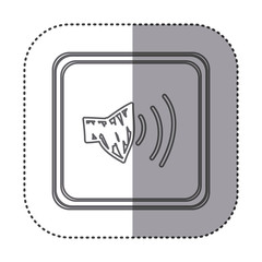 figure symbol volume technology icon, vector illustration design