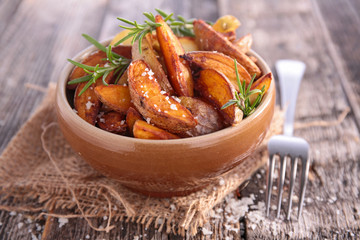 rustic grilled potato