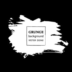 Grunge banner. Abstract vector template.