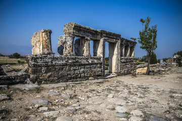 Ancient graves - Pamukale Turkey