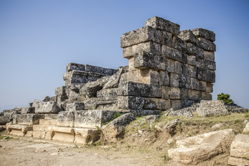 Ancient graves - Pamukale Turkey