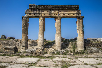 Ancient graves - Pamukale Turkey