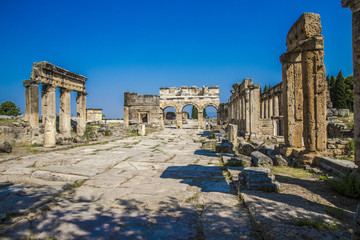 Ancient graves - Pamukale Turkey