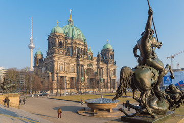 Beautiful view of historic Berlin Cathedral (Berliner Dom) at famous Museumsinsel (Museum Island) © Tracy Ben