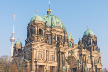 Beautiful view of historic Berlin Cathedral (Berliner Dom) at famous Museumsinsel (Museum Island) © Tracy Ben