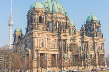 Beautiful view of historic Berlin Cathedral (Berliner Dom) at famous Museumsinsel (Museum Island) © Tracy Ben