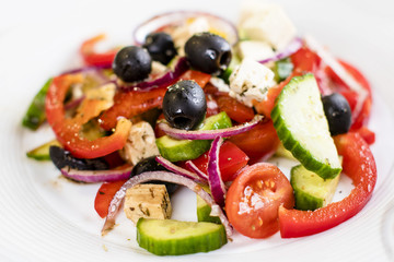 fresh vegetable salad