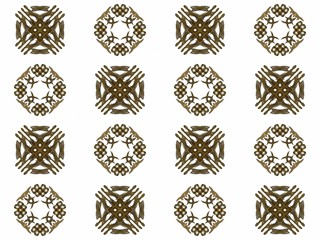 Seamless texture with 3D rendering abstract fractal gray pattern