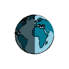world planet earth icon