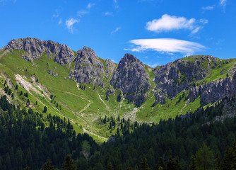 Amazing Dolomite Mountains