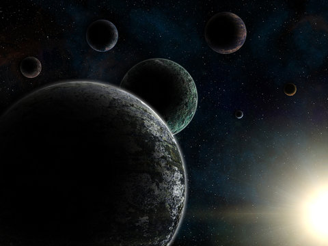 Unreal Trappist-1 exoplanets system