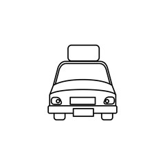 car vehicle isolated icon