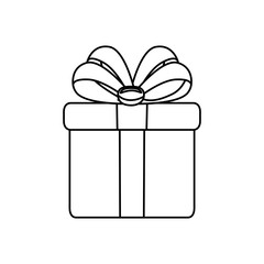 gift present isolated icon