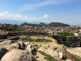 Plovdiv Bulgarien Panorama H&uuml;gel Ruine Antike Reisen