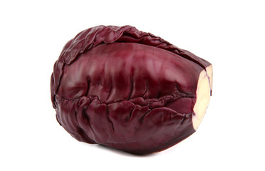 Red cabbage isolated