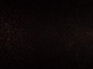 Particles of Dust Floating in the Air. Virtual Chaotic Abstraction in 3D rendering.