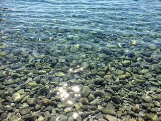 Mittelmeer Wasser Kroatien Reisen Urlaub Entspannung Sommer Meer Steine Küste