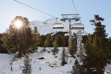 Ötztaler Alpen im Winter