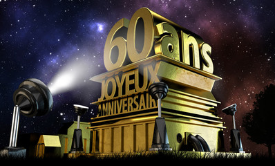 60 ans joyeux anniversaire
